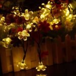 50 LED Fairy Flower Blossom Solar String Lights - Image 12