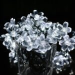 50 LED Fairy Flower Blossom Solar String Lights - Image 6