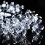 50 LED Fairy Flower Blossom Solar String Lights - Image 7