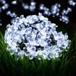 50 LED Fairy Flower Blossom Solar String Lights - Image 5