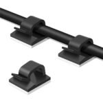 50-Pieces: Cable Clips, Adhesive Cable Organizer Cord Holder