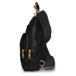 Real Leather Solid Strap Shoulder Sling Bag - Bilde 6