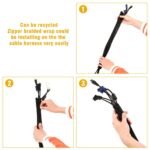 6-Pack: Cable Sleeve Wrap Cover - Bilde 6