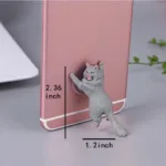 6-Pack: Portable Universal Cute Cat Cell Phone Holder - Bilde 10