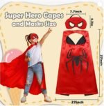 6-Pack: Superhero Reversible Cape & Mask Set - Bilde 3