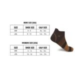 6-Pairs: Ultra V-Striped Ankle Compression Socks - Bilde 6