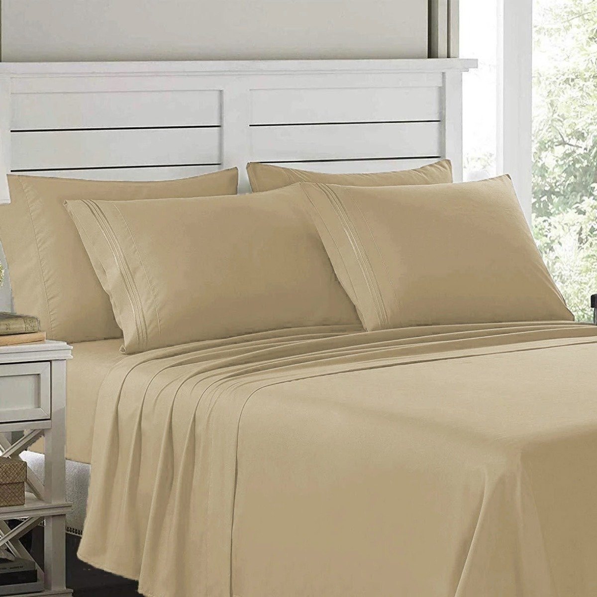 6-Piece: Lux Decor Collection 1800 Series Sheets Set - Bilde 11