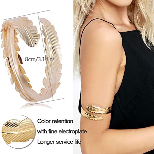 6-Piece: Women's Arm Band Cuff Bracelet - Image 3