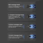 6-Speed Massage Gun Percussion Massager Deep Tissue Muscle Vibrating Relax - Bilde 5