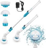 Electric Spin Scrubber Cordless Scrubber Brush with Long Handle - Bilde 2