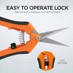 6.5 Inch Stainless Steel Gardening Hand Pruner Shears - Image 3