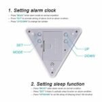7 Color Changing LED Alarm Clock - Bilde 6