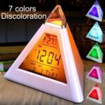 7 Color Changing LED Alarm Clock - Bilde 3