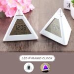 7 Color Changing LED Alarm Clock - Bilde 10