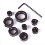 8-Pieces Set: Woodworking Drill Bit Depth Stop Collars Ring Positioner - Image 2