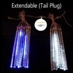 8-Pieces: Waterproof LED Meteor Shower Rain Lights - Bilde 6