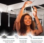 8-Pieces: Waterproof LED Meteor Shower Rain Lights - Bilde 11