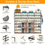 8-Tier Shoe Rack Metal Shoe Storage Shelf - Bilde 19