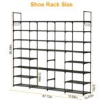 8-Tier Shoe Rack Metal Shoe Storage Shelf - Bilde 14