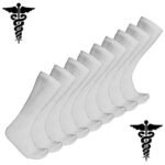 9-Pairs: Physician Approved Health Diabetic Crew Circulatory Socks - Bilde 2