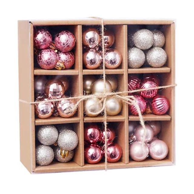 99-Piece: Christmas Balls Ornaments for Christmas Tree Gift Box Set - Image 2