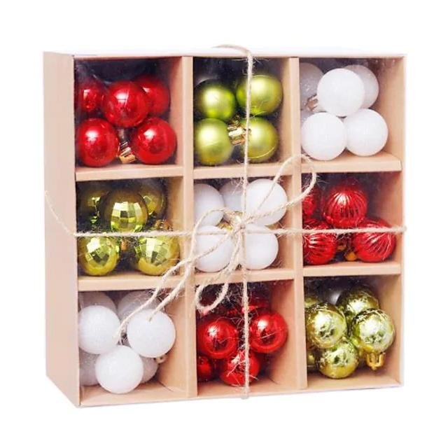 99-Piece: Christmas Balls Ornaments for Christmas Tree Gift Box Set - Image 7
