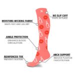 6-Pairs: Women's Pain Relief And Recovery Knee High Compression Socks - Bilde 2