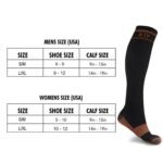 6-Pairs: Unisex Copper-Infused Knee High Compression Socks - Image 9