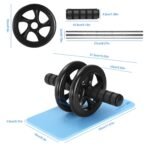 Ab Roller Wheel Fitness Exercise with Knee Pads - Image 5