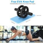 Ab Roller Wheel Fitness Exercise with Knee Pads - Image 12