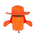 Adult Wide Brim Sun Hat with Neck Face Flap Cover - Image 5