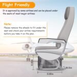 Airline Approved Rolling Pet Carrier with Telescopic Handle Shoulder Strap - Bilde 4