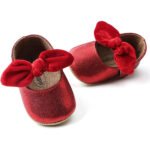 Antheron Baby Girls Mary Jane Flats with Bowknot - Bilde 4