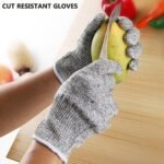 Anti-Cut Gloves 5 Grade Safety Cut Proof Stab Resistant Stainless Steel - Bilde 11