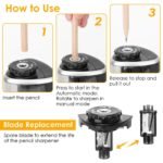 Auto Manual Electric Pencil Sharpener - Bilde 6