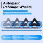 Automatic Rebound Anti-Slip AB Roller Wheel with Knee Pad Holder - Image 11