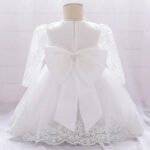 Baby Girls' Basic Christening Floral Dress - Image 8