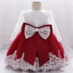 Baby Girls' Basic Christening Floral Dress - Image 12