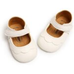 Baby Girls Mary Jane Flats Non-Slip Toddler First Walkers Princess Dress Shoes - Image 4