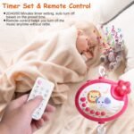 Baby Musical Crib Bed Bell Rotating Mobile Star Projection - Image 9