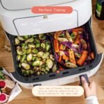 Beautiful 9 QT TriZone Air Fryer White Icing by Drew Barrymore - Bilde 9