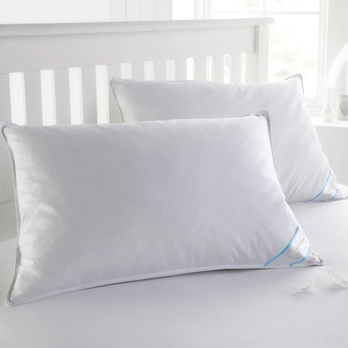 Beauty Sleep 100% Cotton-Covered Duck Feather Pillows