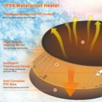 Bird Bath Deicer Outdoor Winter Water Heater Thermostatically Controlled - Bilde 8