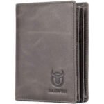 Bullcaptain Large Capacity Genuine Leather Bifold Wallet/Credit Card Holder - Bilde 3