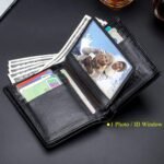 Bullcaptain Large Capacity Genuine Leather Bifold Wallet/Credit Card Holder - Bilde 7