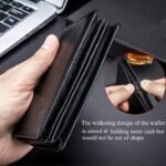 Bullcaptain Large Capacity Genuine Leather Bifold Wallet/Credit Card Holder - Bilde 5