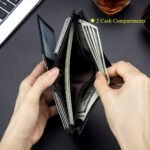 Bullcaptain Large Capacity Genuine Leather Bifold Wallet/Credit Card Holder - Bilde 9