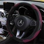 Car Auto Steering Wheel Cover Carbon Fibre Breathable Anti-slip Protector - Image 5