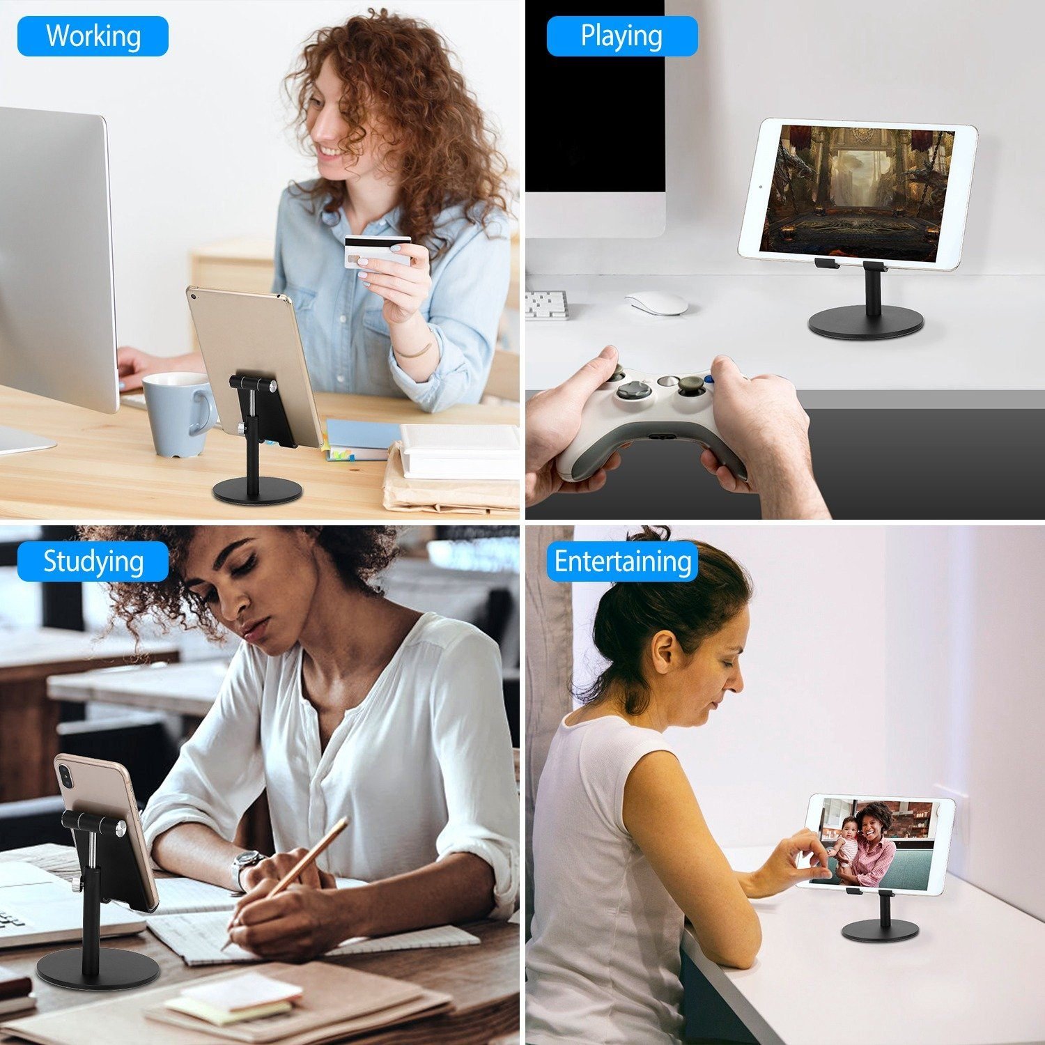 Cellphone Stand Universal No-Slip Aluminum Alloy Thick Case Friendly - Image 7