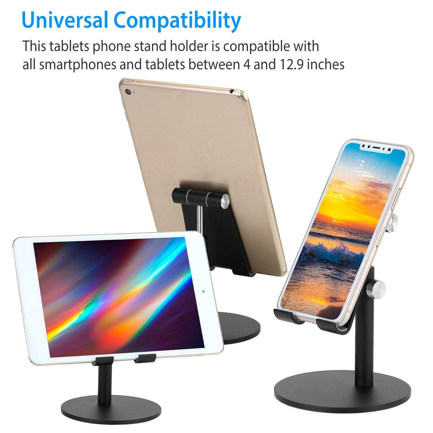 Cellphone Stand Universal No-Slip Aluminum Alloy Thick Case Friendly - Image 12